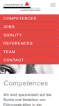 Mobile Screenshot of lutzpartner.ch